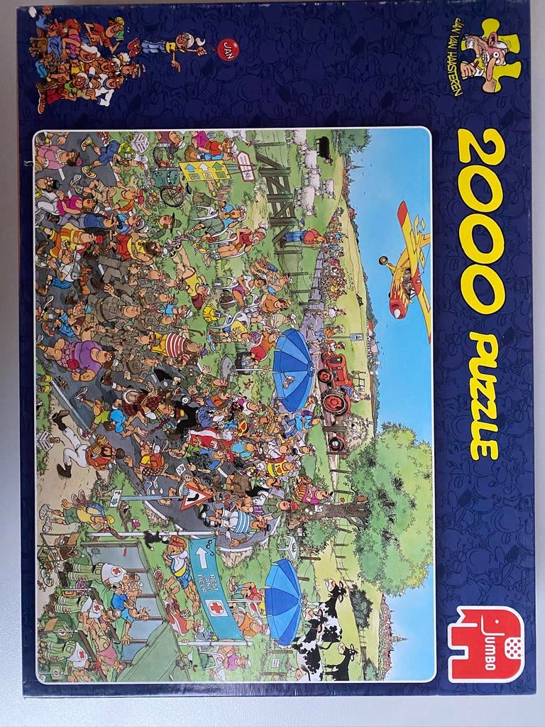 Puzzel Jan van Haasteren 2000 stukjes De Mars, Hobby en Vrije tijd, Denksport en Puzzels, Ophalen of Verzenden, Meer dan 1500 stukjes