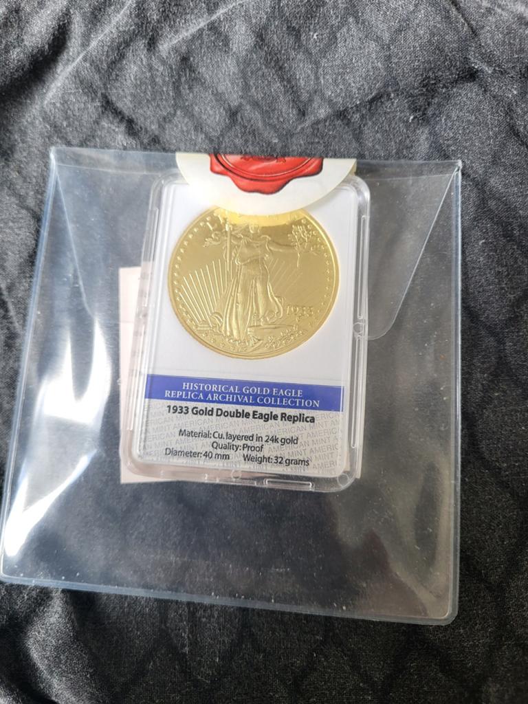 1933 Gold Double Eagle Replica - Archival Collection, Postzegels en Munten, Munten | Nederland, Ophalen of Verzenden, Overige waardes