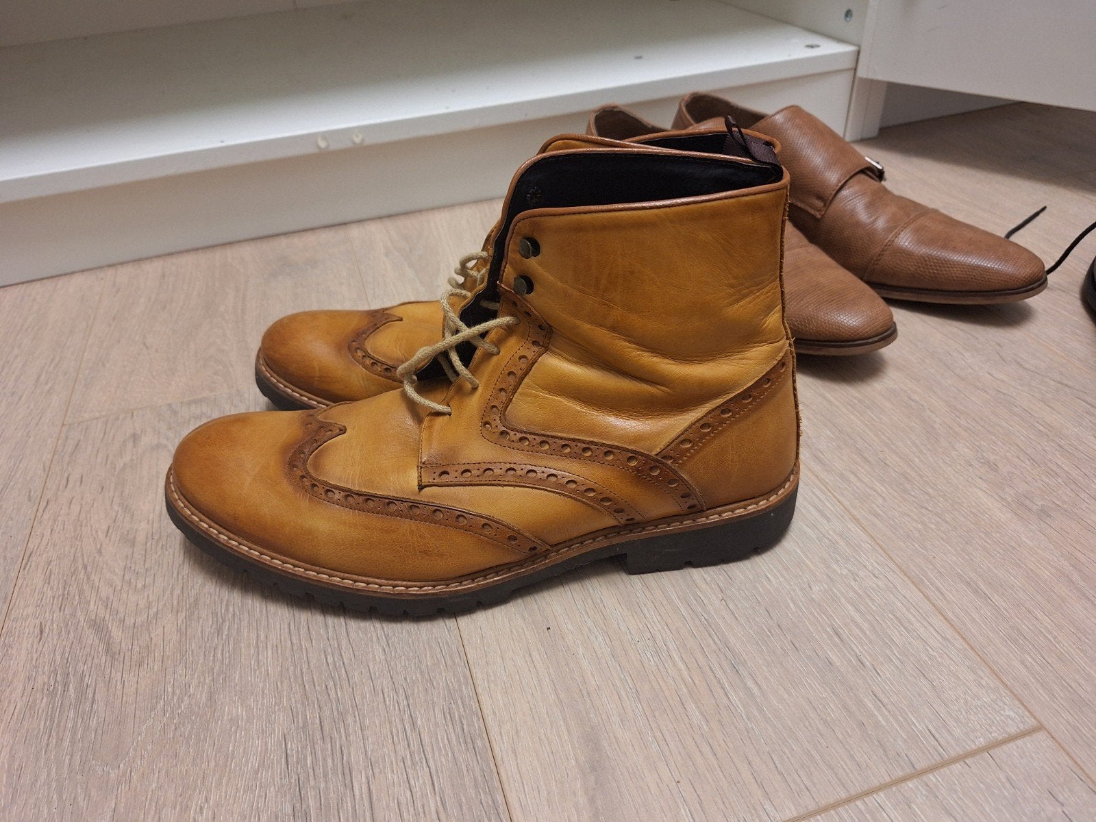 Men's Heritage by Ortiz and Reed Boots/ schoenen maat 41, Bruin, Ophalen of Verzenden, Zo goed als nieuw, Boots