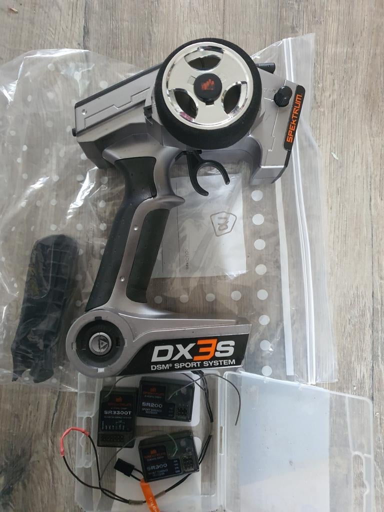 Spektrum DX3S DSM Sport Systeem met 3 Ontvangers, Ophalen of Verzenden, Gebruikt, Onderdeel