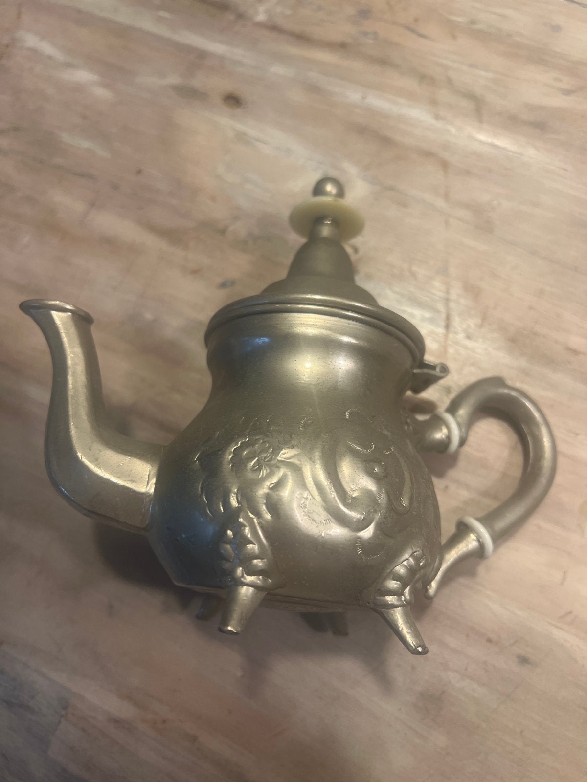 Vintage Marokkaanse theepot - Moulay Hassa, Antiek en Kunst, Ophalen of Verzenden