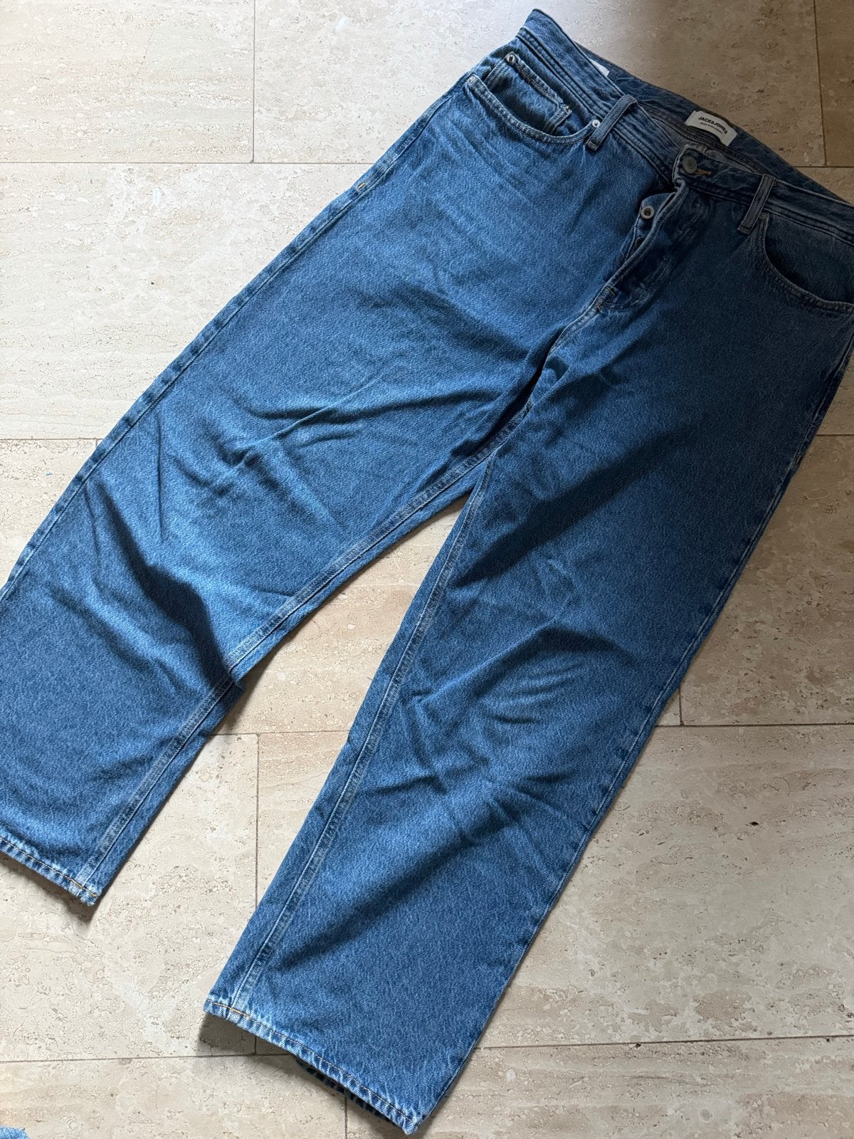 Jack & Jones Baggy Alex Jeans - Maat 33/32, Ophalen of Verzenden, Zo goed als nieuw, Blauw, W33 - W34 (confectie 48/50)