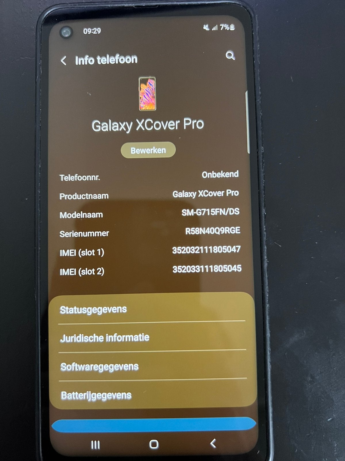 Samsung Galaxy XCover Pro - Robuuste Smartphone, Telecommunicatie, Mobiele telefoons | Samsung, Gebruikt, Overige modellen, Zwart