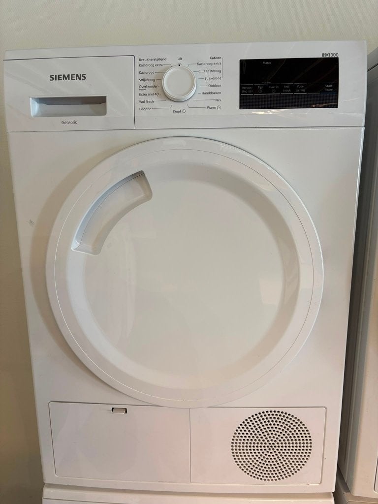Gebruikte Siemens warmtepompdroger IQ300 8 kg, Ophalen, 6 tot 8 kg, Gebruikt, Minder dan 85 cm