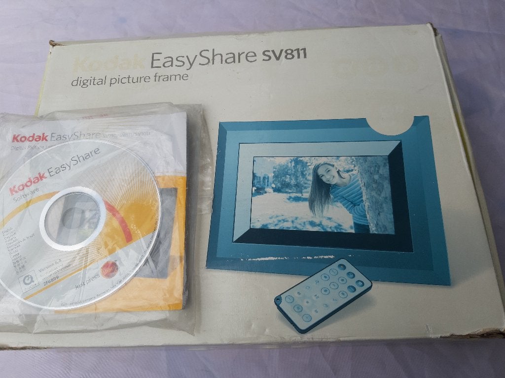 Kodak EasyShare SV-811 8-inch Digital Picture Frame, Ophalen, 1980 tot heden, Foto, Zo goed als nieuw