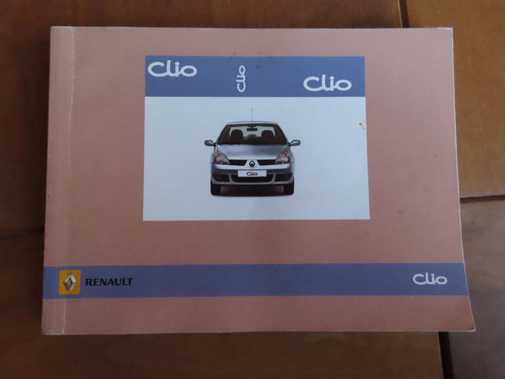 Instructieboek Renault Clio t/m 2006, Ophalen of Verzenden