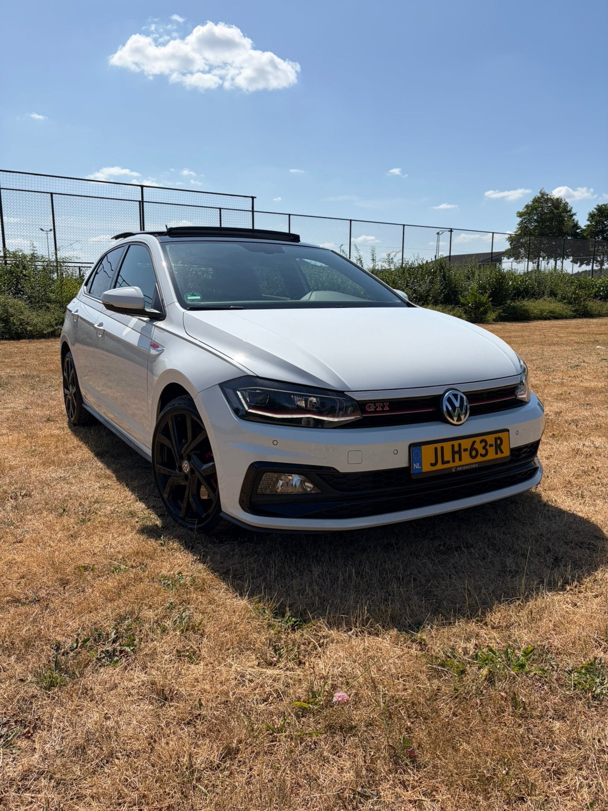 Volkswagen Polo 2.0 TSI 200pk 6-DSG 2019 Wit, Auto's, Stof, Zwart, 4 cilinders, 1984 cc