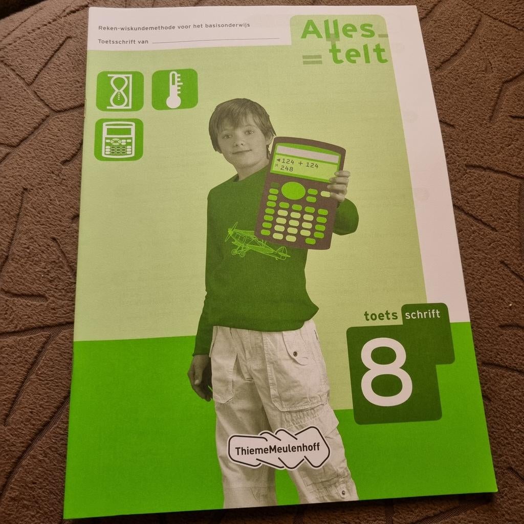 Groep 8 rekenen - Alles telt Toetsschrift - rekenen, Ophalen of Verzenden, Gelezen