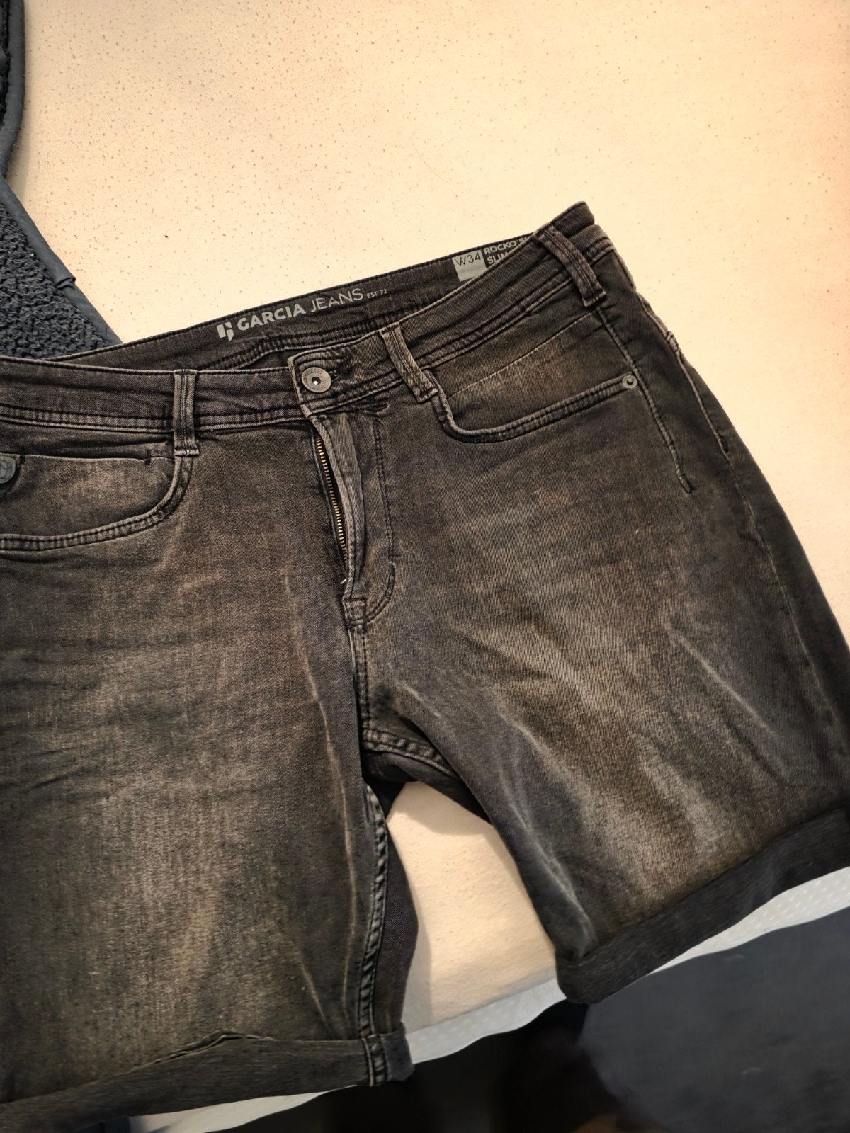 Garcia Jeans Rocko Short Slim Fit W34 Zwart, Garcia Jeans, Zwart, Ophalen of Verzenden, Zo goed als nieuw