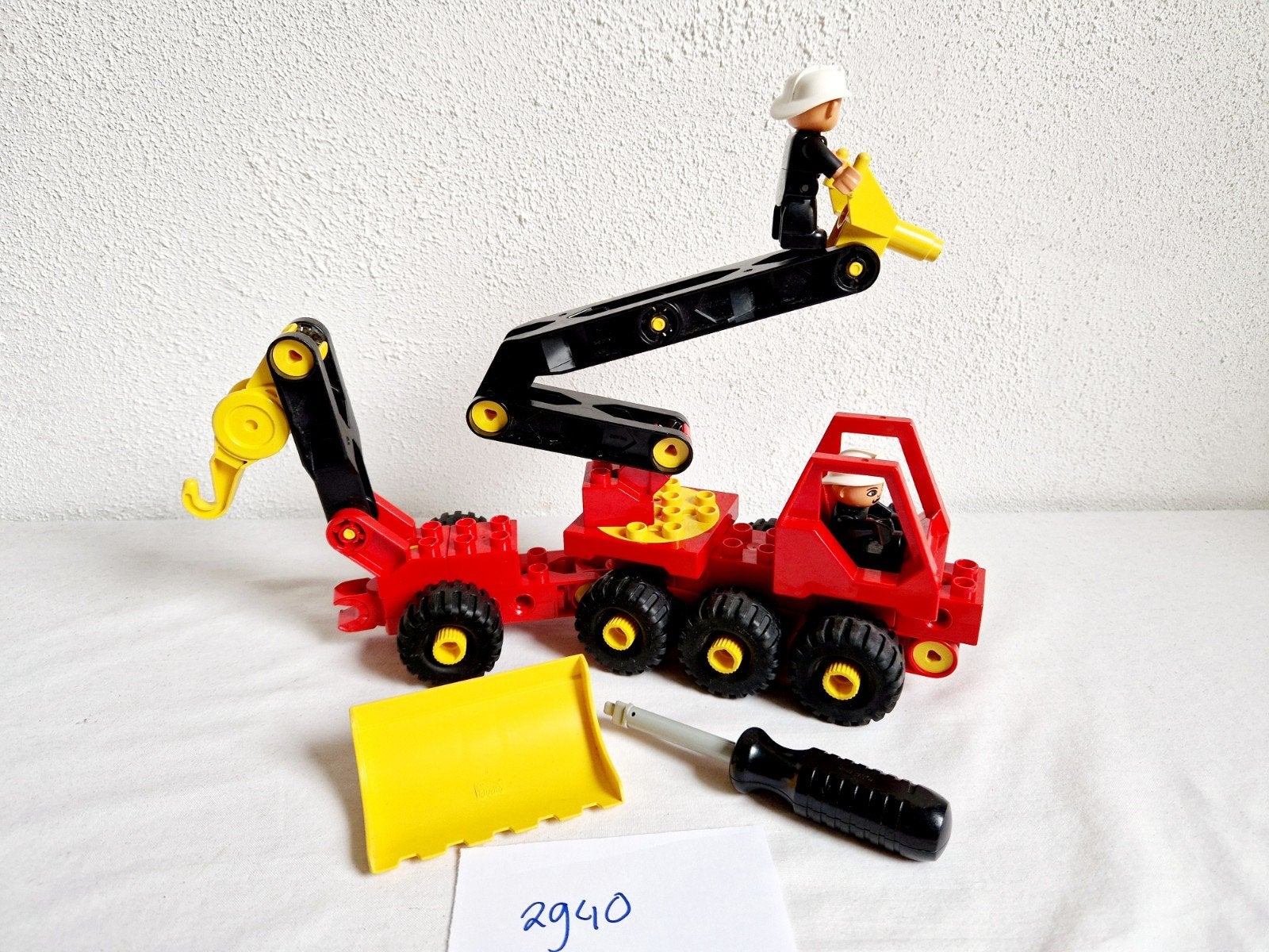 Technisch duplo toolo set 2940 brandweer compleet, Kinderen en Baby's, Speelgoed | Duplo en Lego, Gebruikt, Ophalen of Verzenden