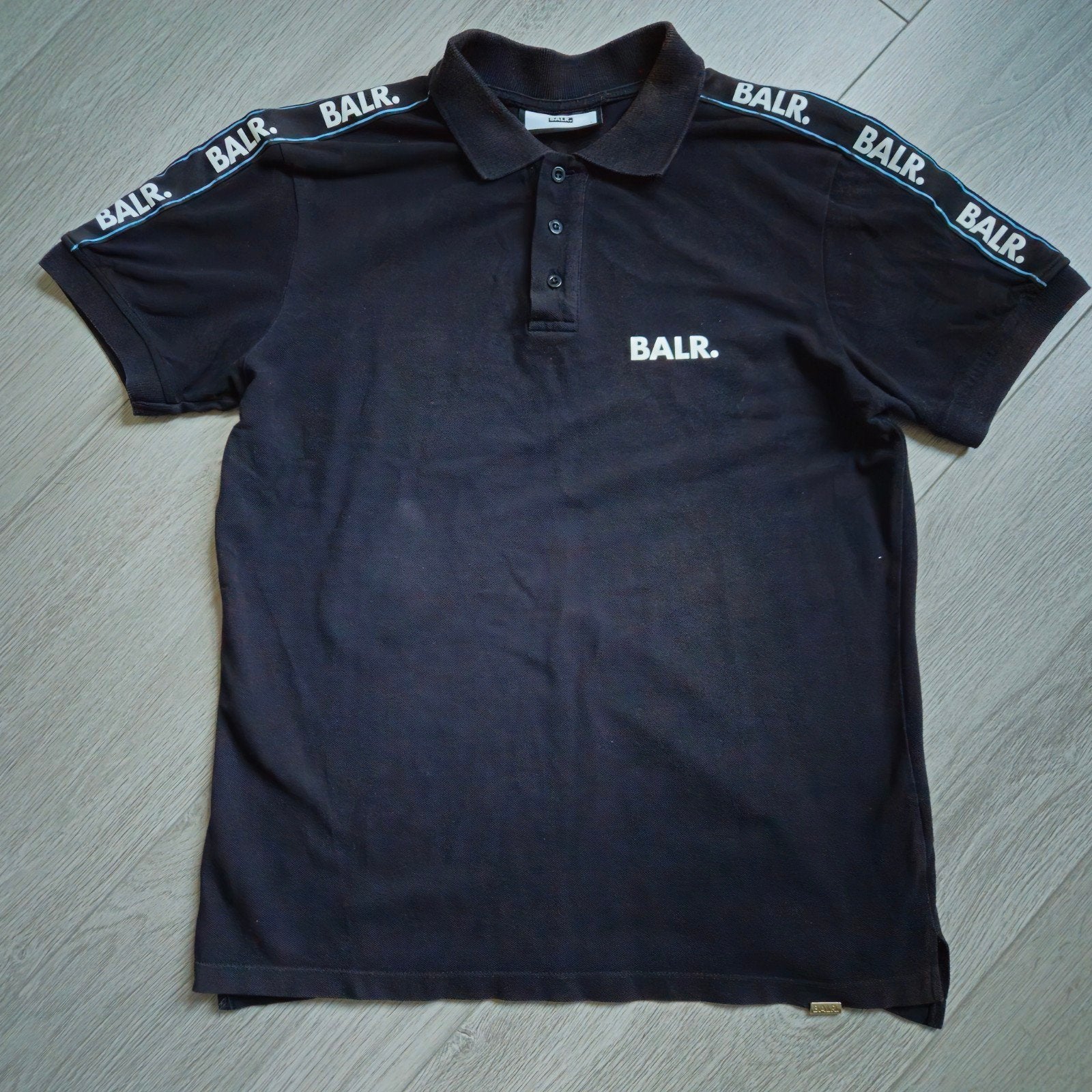 BALR. Polo Shirt Zwart Maat L, Ophalen of Verzenden, Maat 52/54 (L), Zwart, BALR.