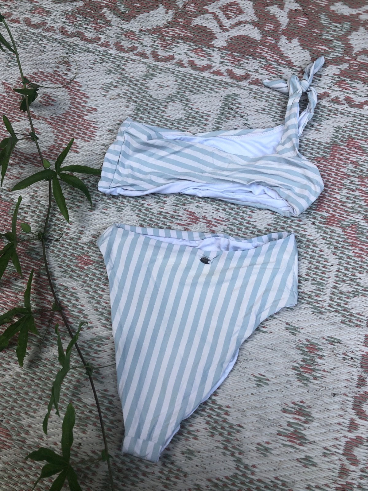 Paradise League gestreepte bikini, Ophalen of Verzenden, Gedragen, Blauw, Bikini