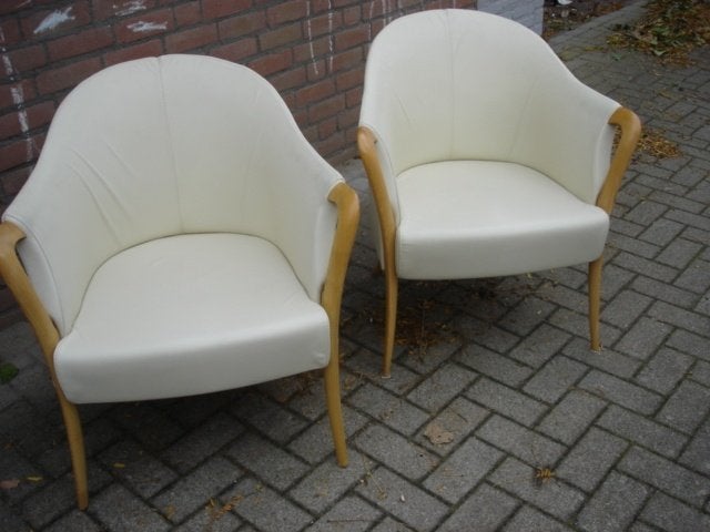 Twee FAUTEUILS [ SPA & WELLNESS ] van Panda4Beauty, Ophalen, Gebruikt, 75 tot 100 cm, Leer