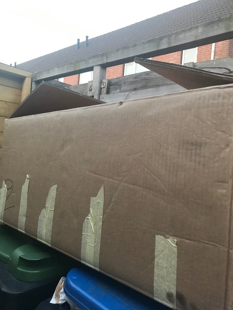 Grote doosmet 3 kleiner dozen voor verhuizen, Ophalen, Doos, 100 cm of meer, 60 cm of meer