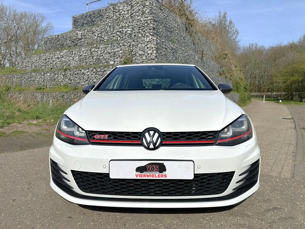 Volkswagen Golf 2.0 TSI GTI Performance DSG Autom Keyless Ca, Auto's, Gebruikt, 4 cilinders, 1984 cc, Wit