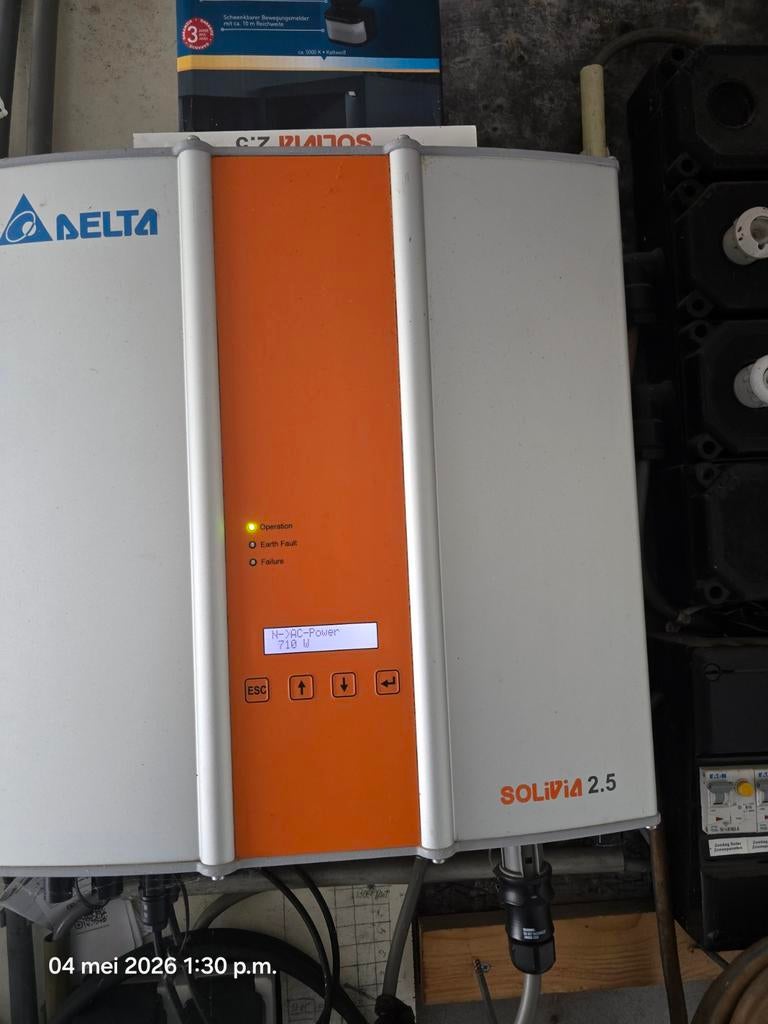 Delta Solivia 2.5 omvormer voor zonnepanelen, Ophalen of Verzenden, Gebruikt, Overige typen