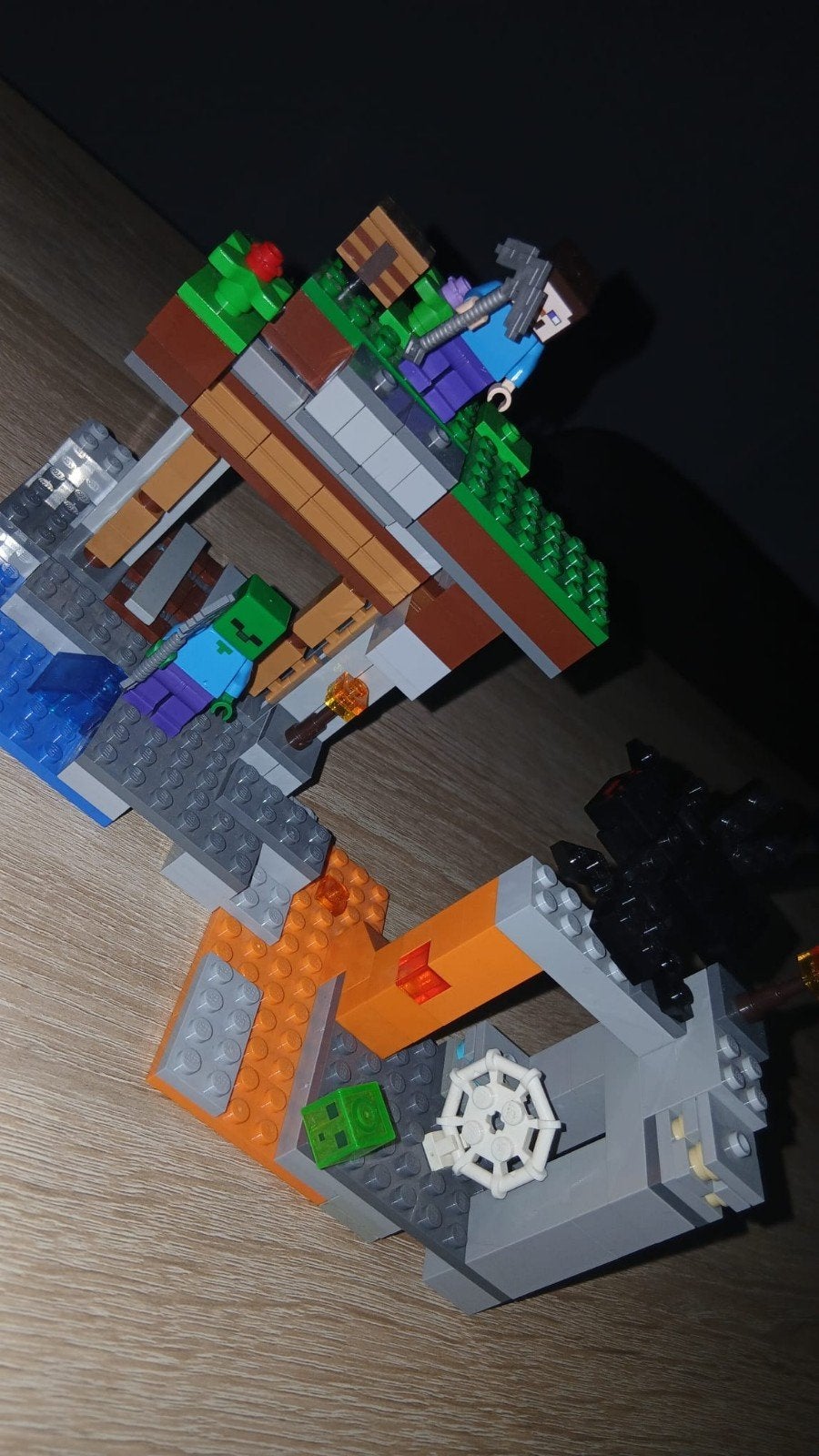 Lego Minecraft 21166, compleet met boekje, Ophalen, Gebruikt, Minecraft, Lego