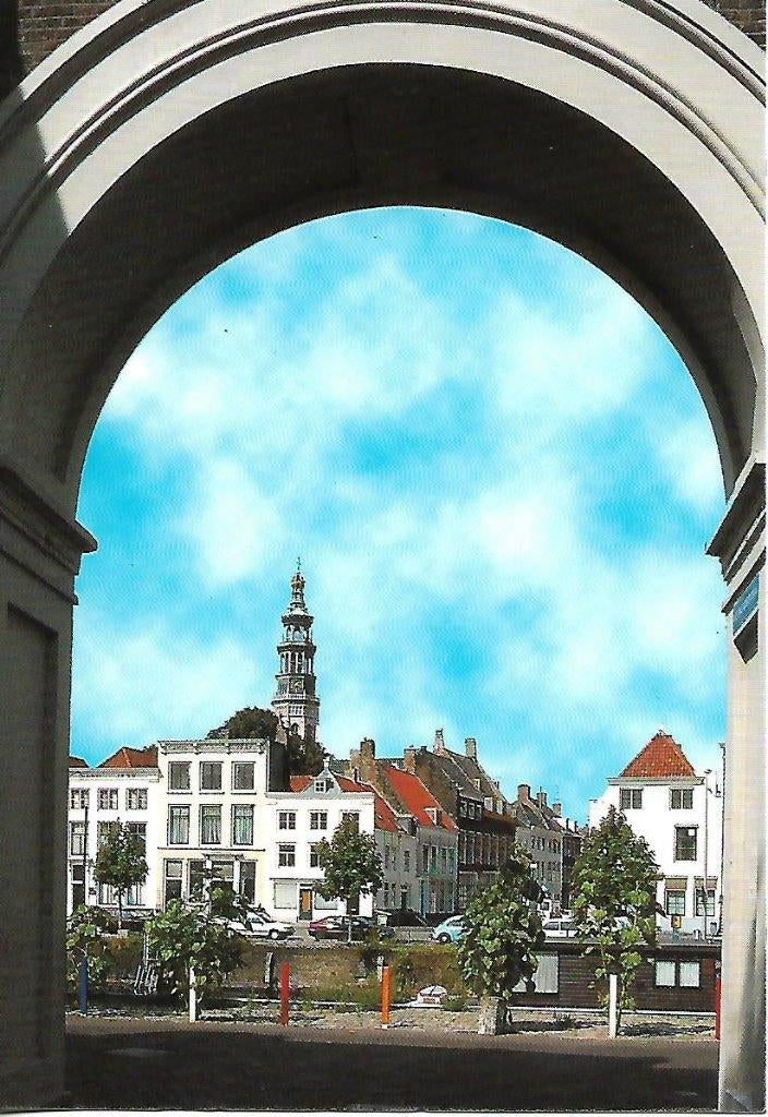 Middelburg- -Londensekaai met gezicht op Lange Jan., Verzenden, 1980 tot heden, Ongelopen, Zeeland