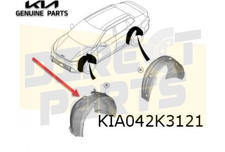 Renault R4 (10/25-) modderkuip Links voor Origineel! 86811SZ, Kia, -, Verzenden, -