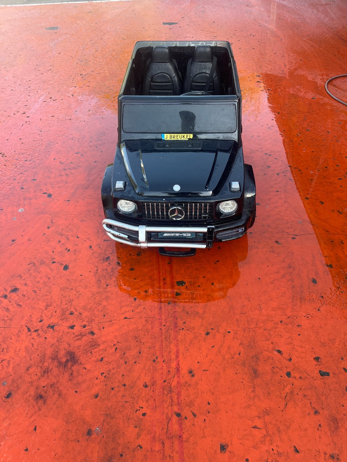 Elektrische Mercedes AMG kinderauto, Gebruikt