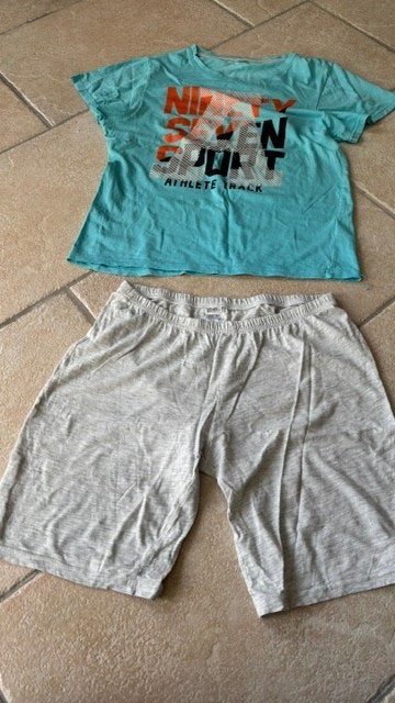 Korte pyjama, zomer pyjama maat 158/164, Kinderen en Baby's, Kinderkleding | Maat 158, Ophalen of Verzenden, Zo goed als nieuw