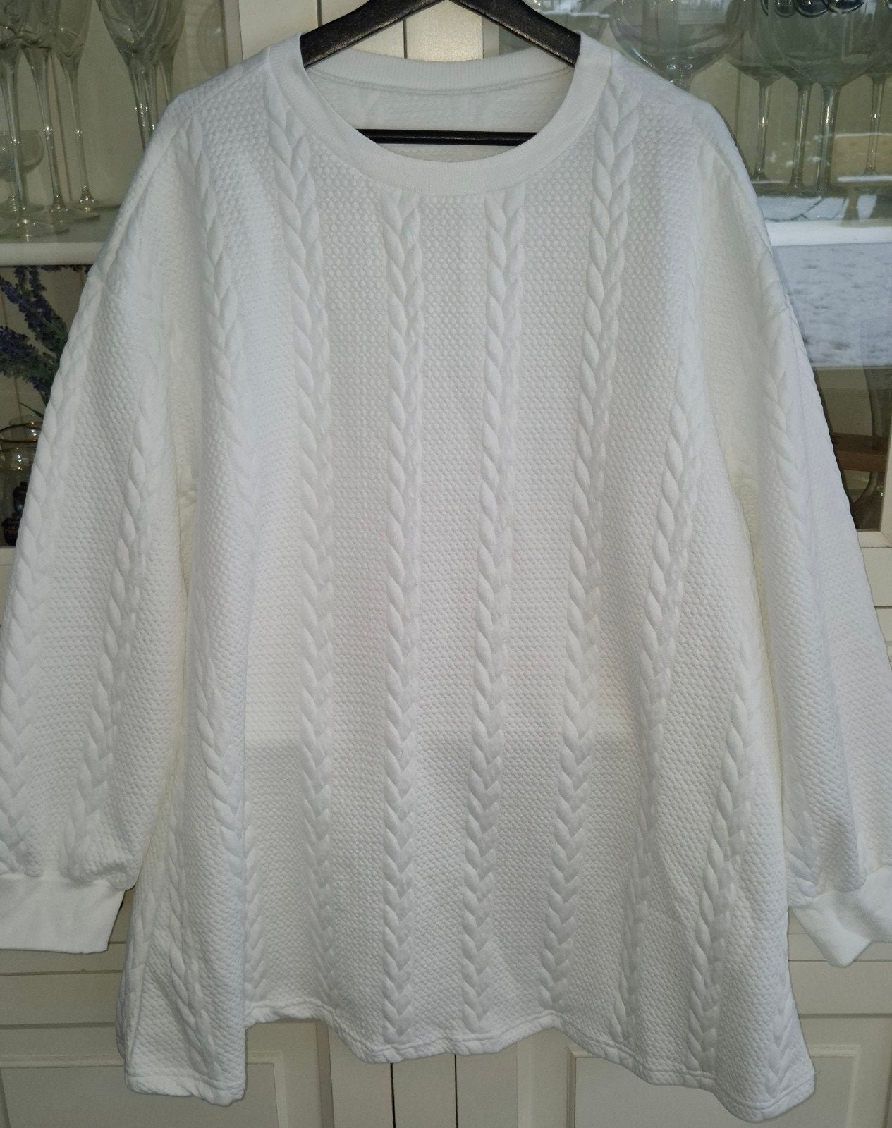 Witte trui nieuw maat 50/52, Ophalen of Verzenden, Nieuw, Maat 46/48 (XL) of groter, Wit