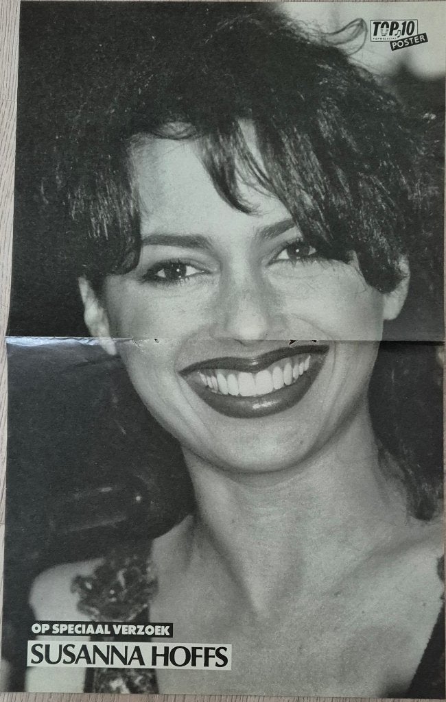 Mooie poster (A3) SUSANNA HOFFS(BANGLES)(TOP 10 POPMAGAZINE), Rechthoekig Staand, Ophalen of Verzenden, Zo goed als nieuw, A1 t/m A3