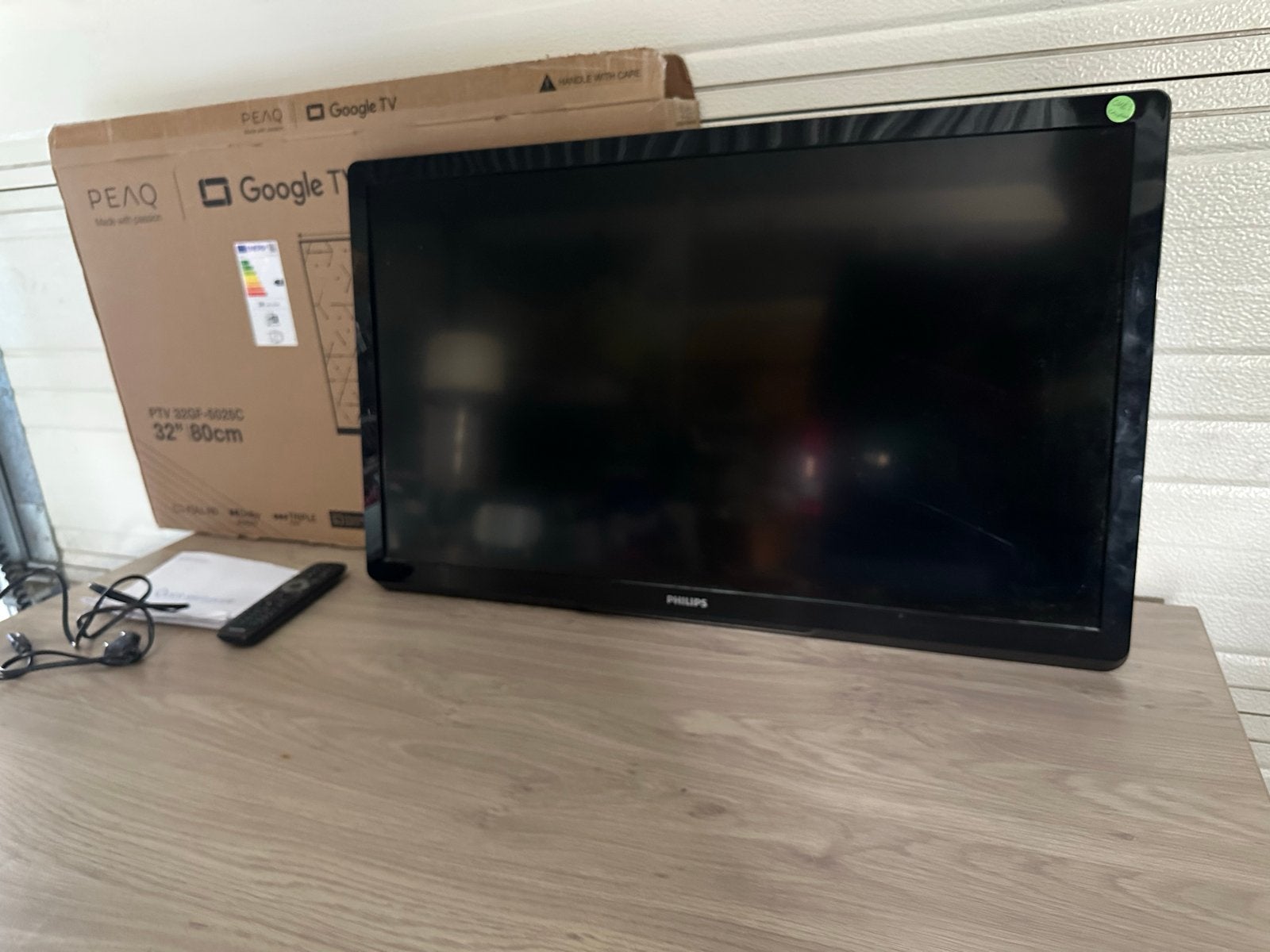 Philips PTV 32GF-5025C 32 inch Full HD Google TV, Ophalen, Philips, LED, 50 Hz