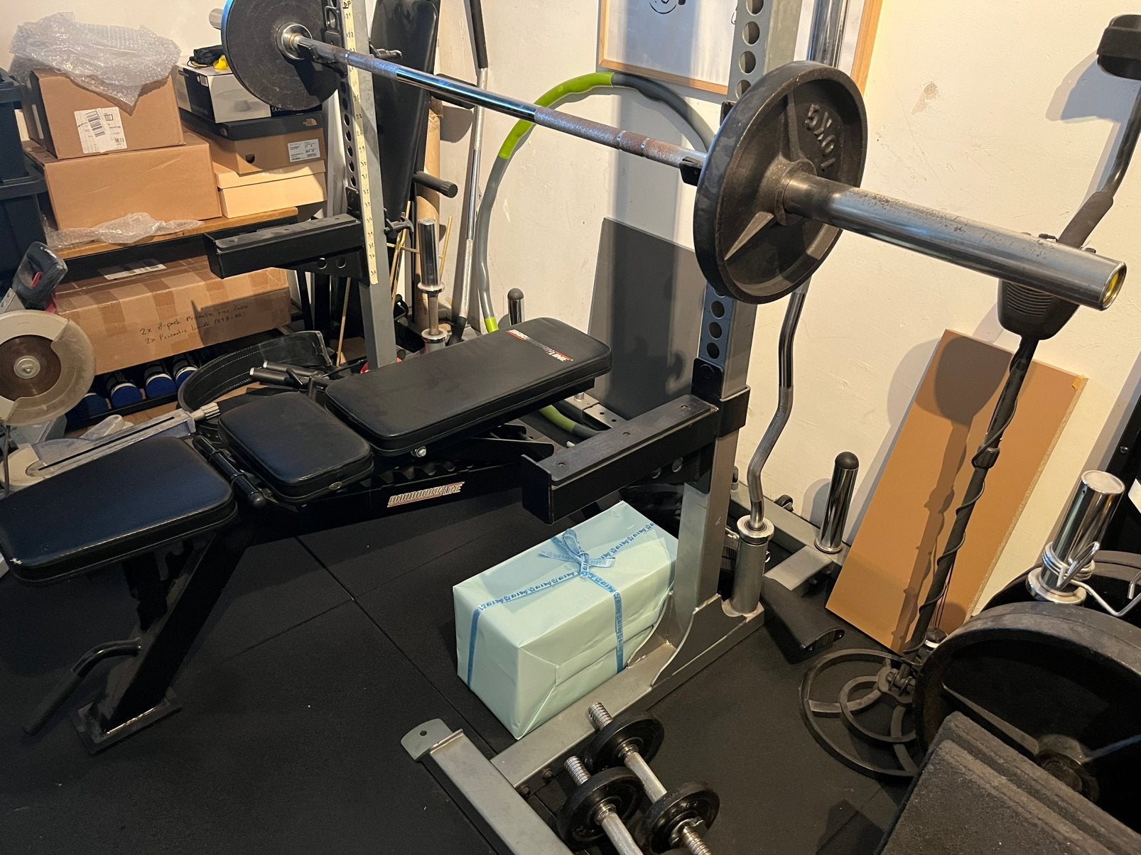 Barbarian (ATX) Complete Homegym – Rack, Bench & 157,5 kg, Sport en Fitness, Ophalen, Benen, Gebruikt, Krachtstation