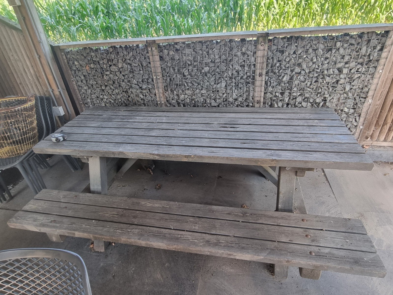 Picknicktafel, Ophalen, Gebruikt, Hout