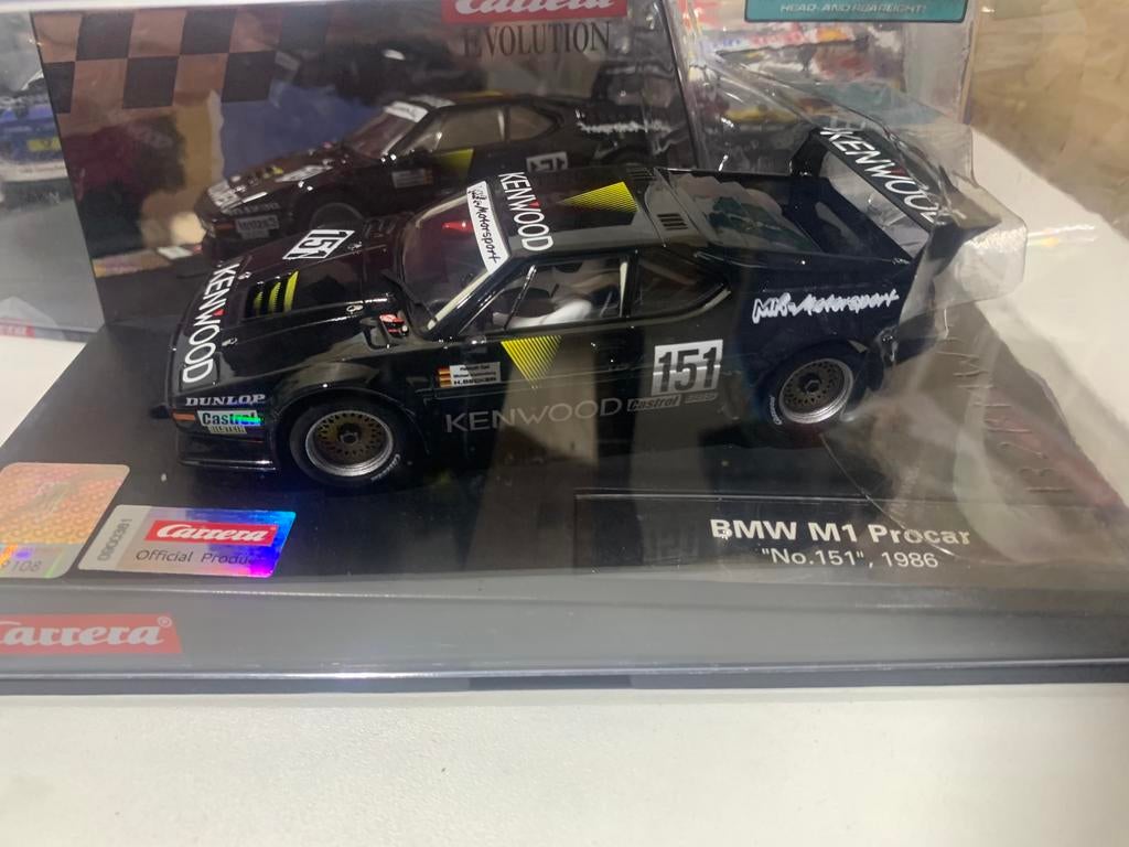 Carrera evolution bmw m1 kenwood 20027754, Ophalen of Verzenden, Nieuw, Elektrisch, Carrera