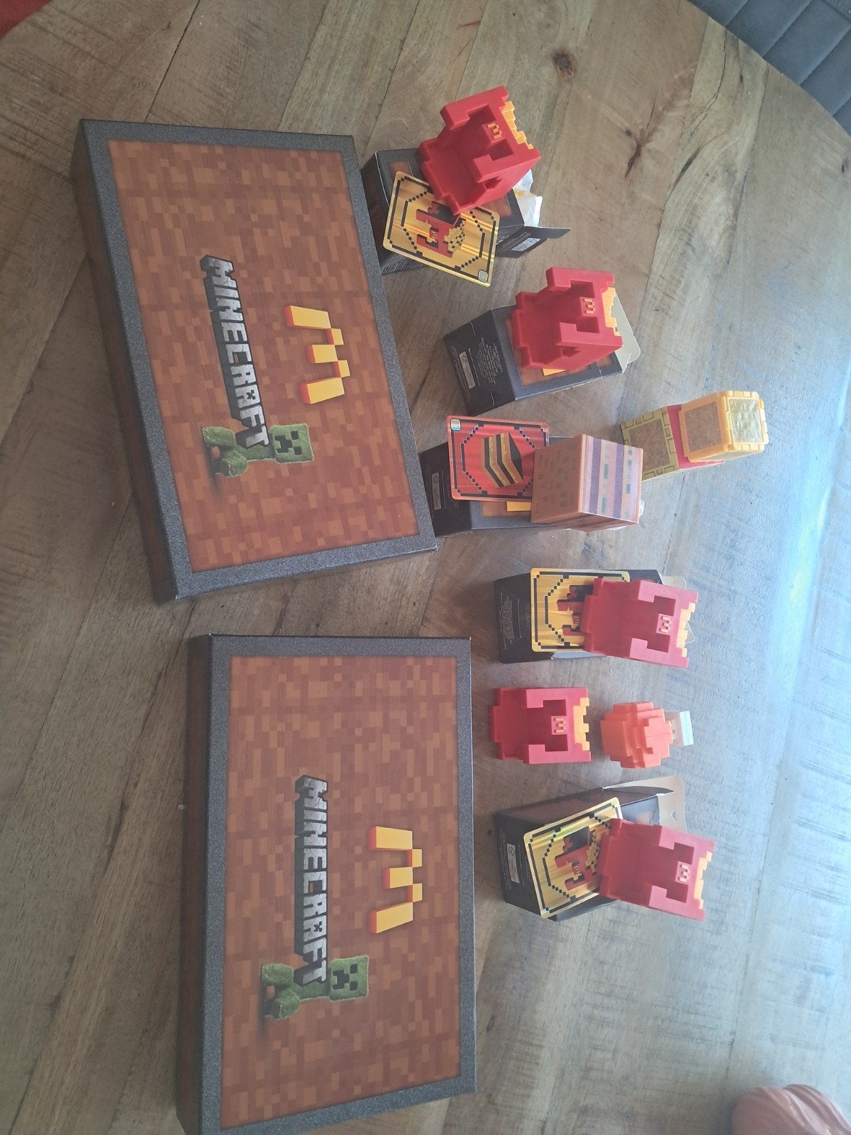 Minecraft verzamel boxen speelgoed playstation code, 3 spelers of meer, Ophalen of Verzenden, Zo goed als nieuw, Vanaf 7 jaar