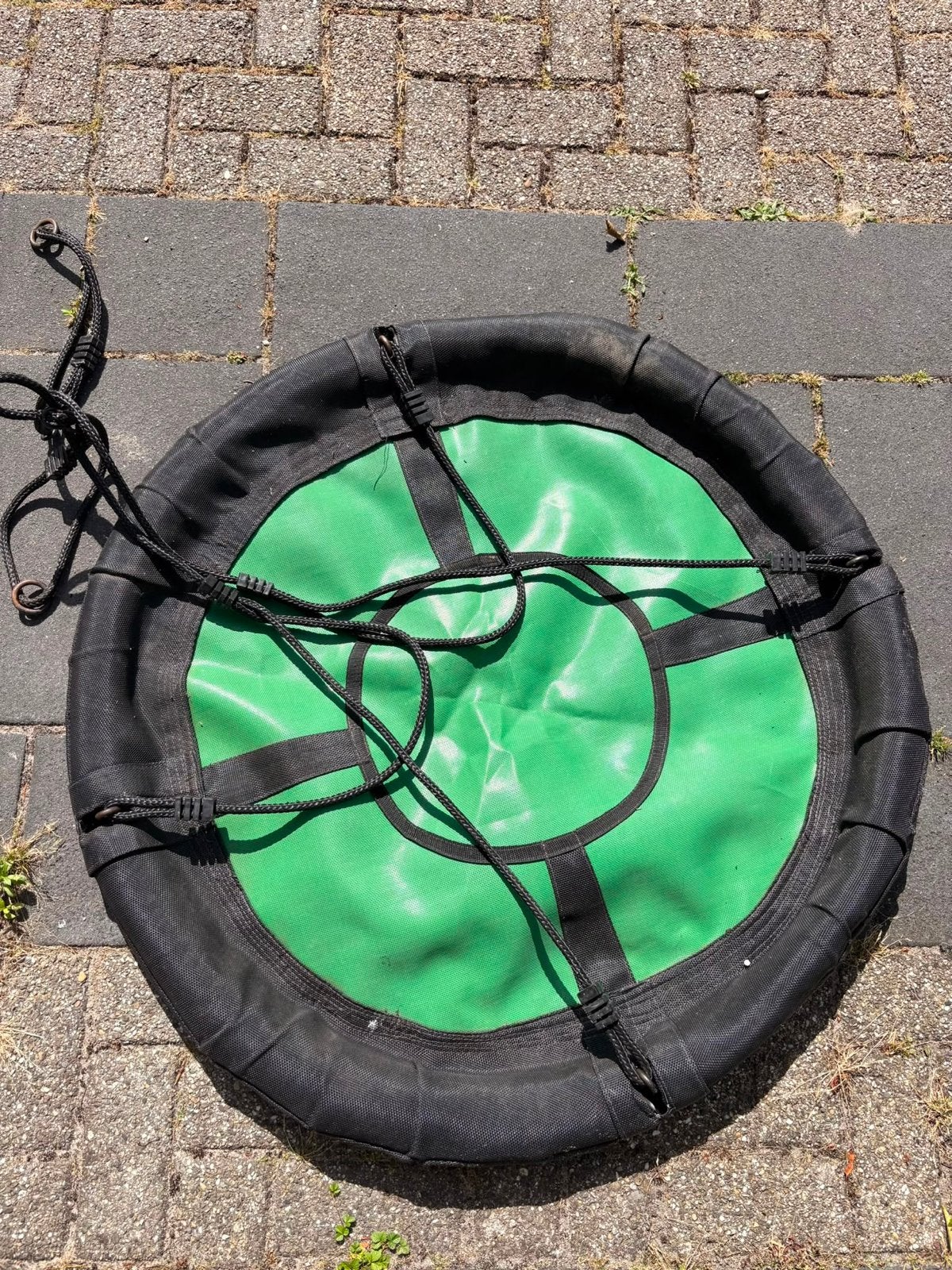 Schommel Nestschommel Groen/Zwart, Ophalen, Gebruikt, Schommel