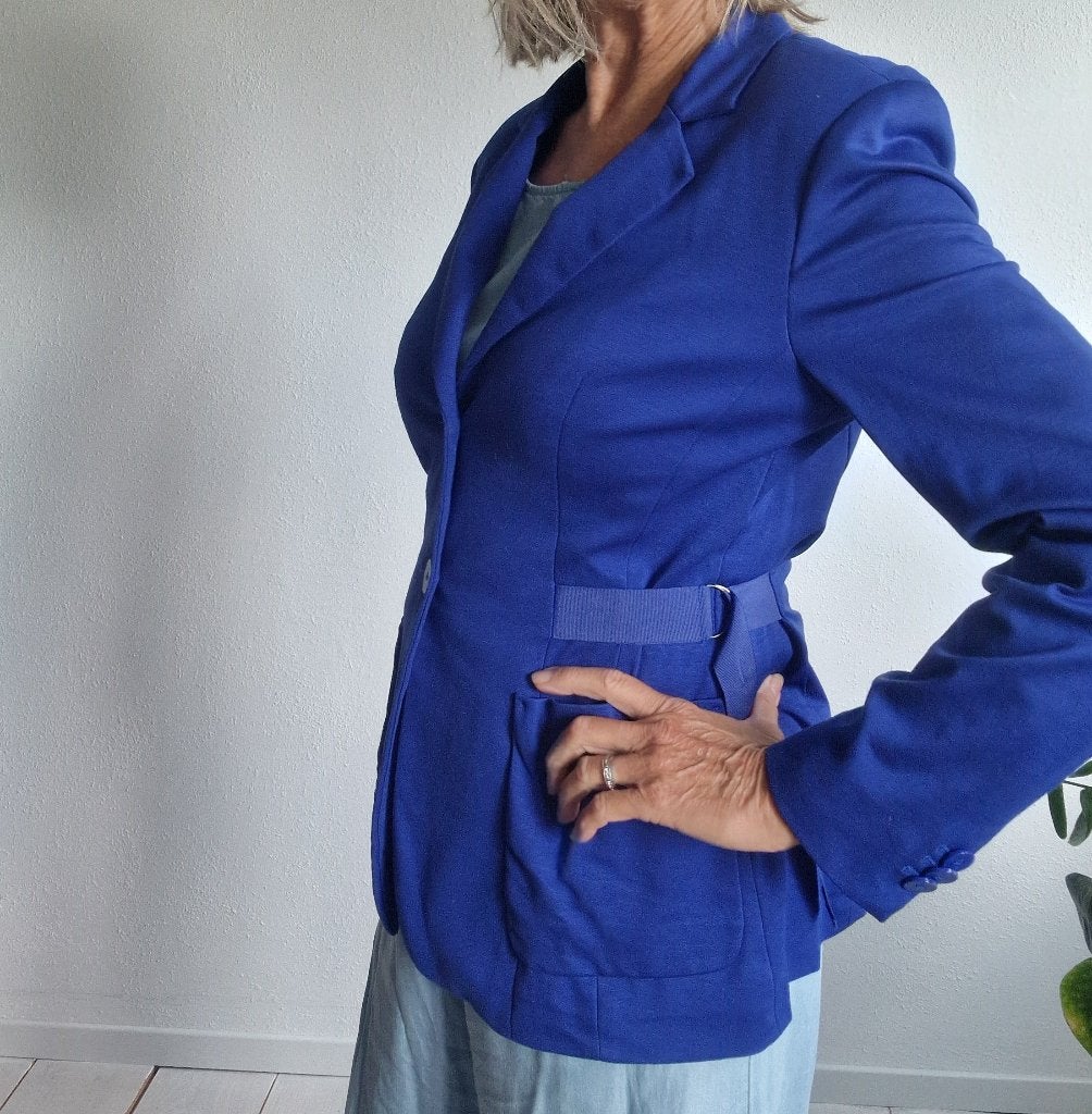 Marc Cain blazer. Maat 38, Kobaltblauw., Maat 38/40 (M), Marc Cain, Blauw, Nijmegen