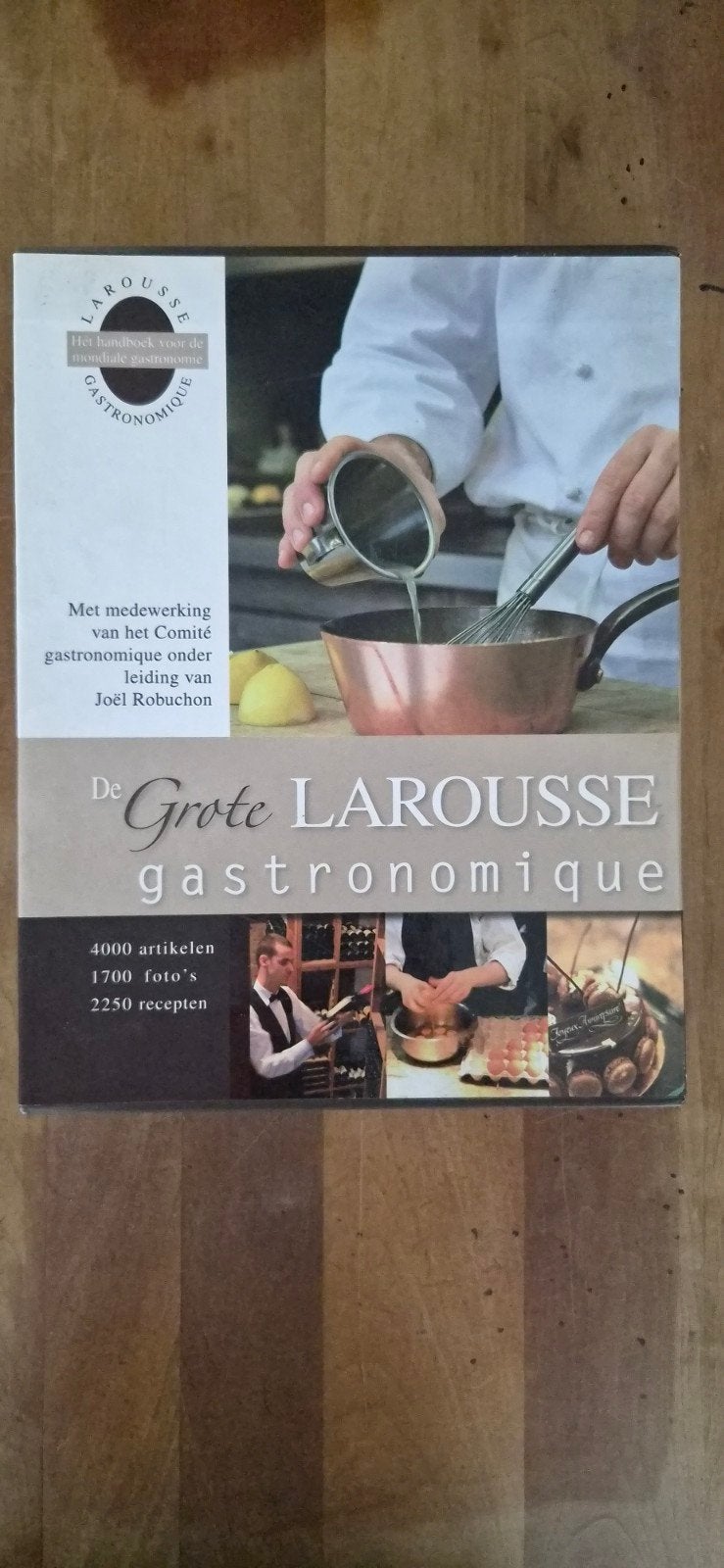 De Grote Larousse Gastronomique - Kookboek, Boeken, Joël Robuchon, Ophalen of Verzenden, Zo goed als nieuw, Overige typen