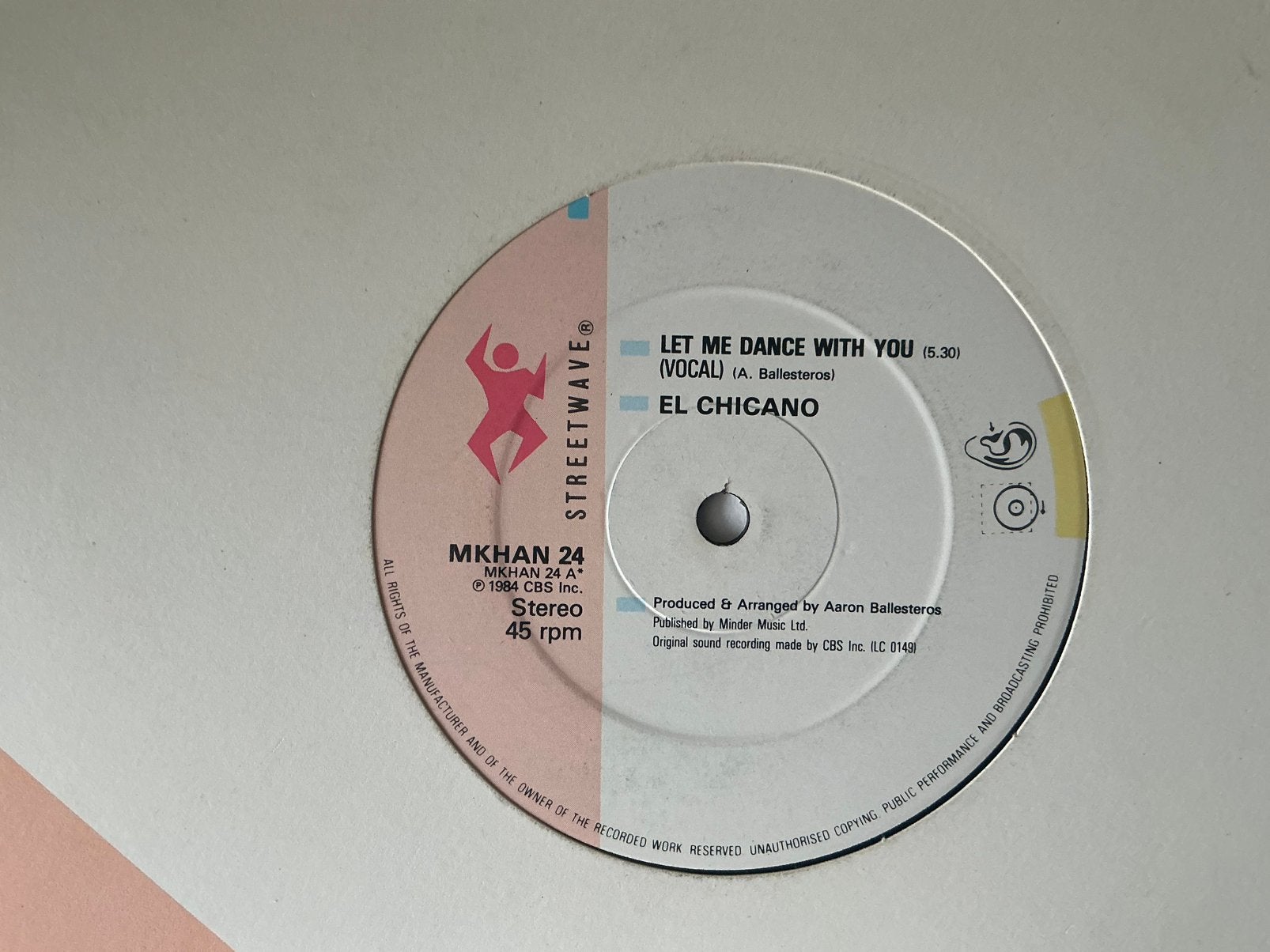 El Chicano – Let Me Dance With You boodie 12” disco, Gebruikt, Ophalen of Verzenden, Disco, 12 inch