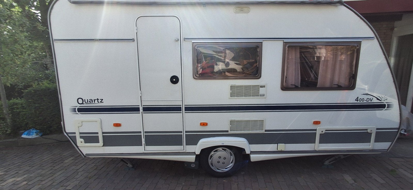 Beyerland 400 dv Quartz voortent mover dubbel fietsenrek, Treinzit, Particulier, 4 tot 5 meter, Beyerland