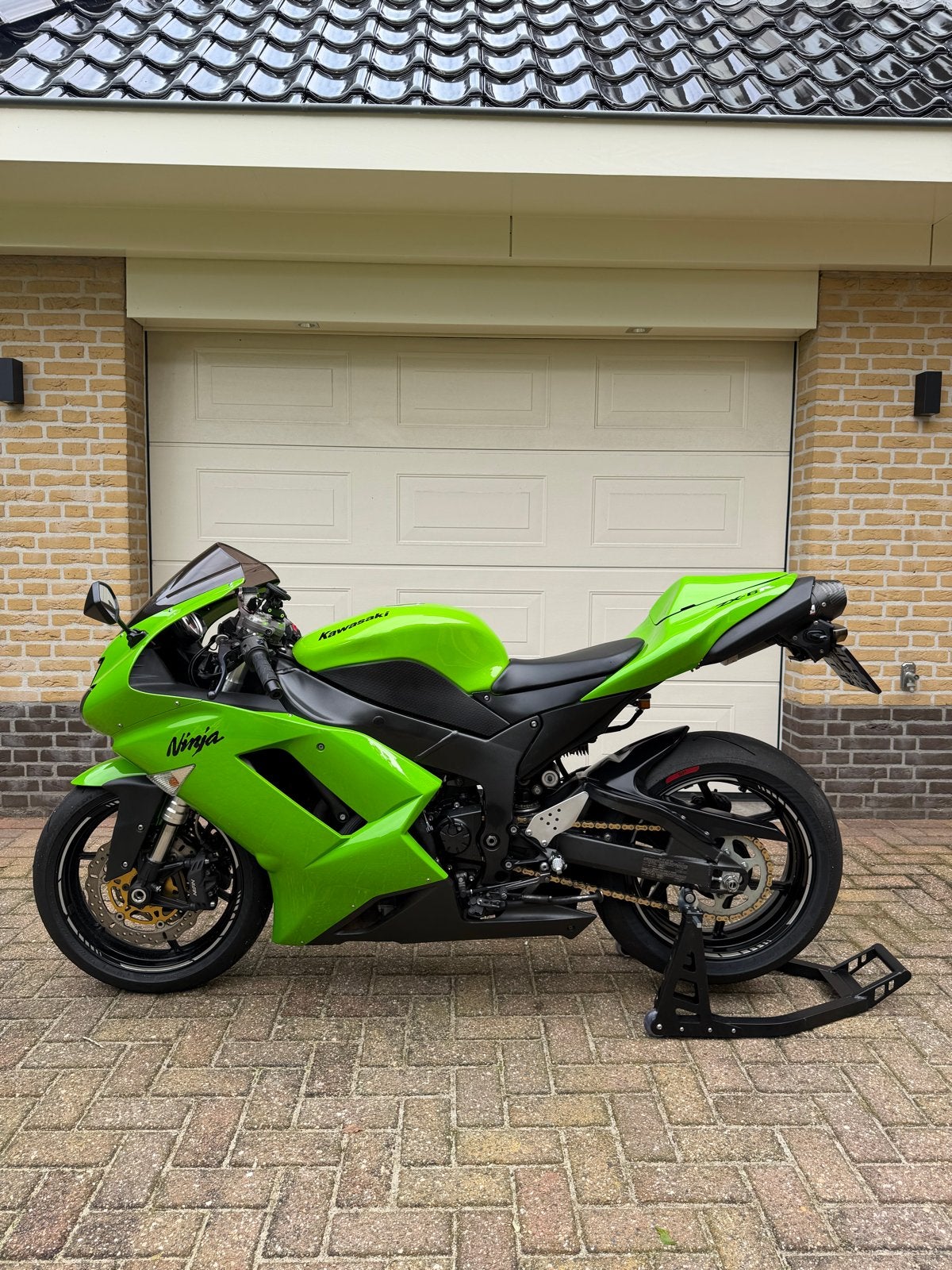 Kawasaki Ninja ZX-6R 2007 A2 35 KW, Motoren, Sportuitlaat, 4 cilinders, Gebruikt, Super Sport