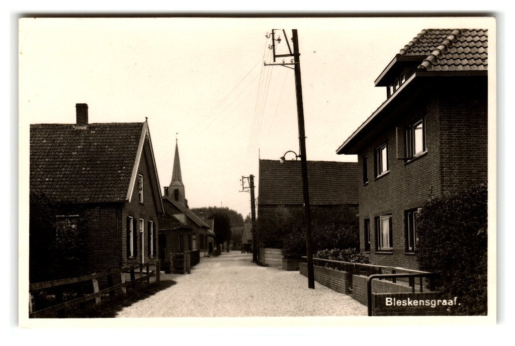 Bleskensgraaf, Newo-Kaart, Verzamelen, Ansichtkaarten | Nederland, Ongelopen, Zuid-Holland, 1940 tot 1960, Verzenden