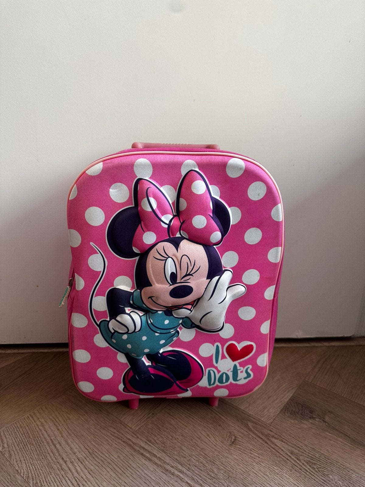 Minnie mouse koffer, Hard kunststof, Minder dan 50 cm, Ophalen of Verzenden, Zo goed als nieuw
