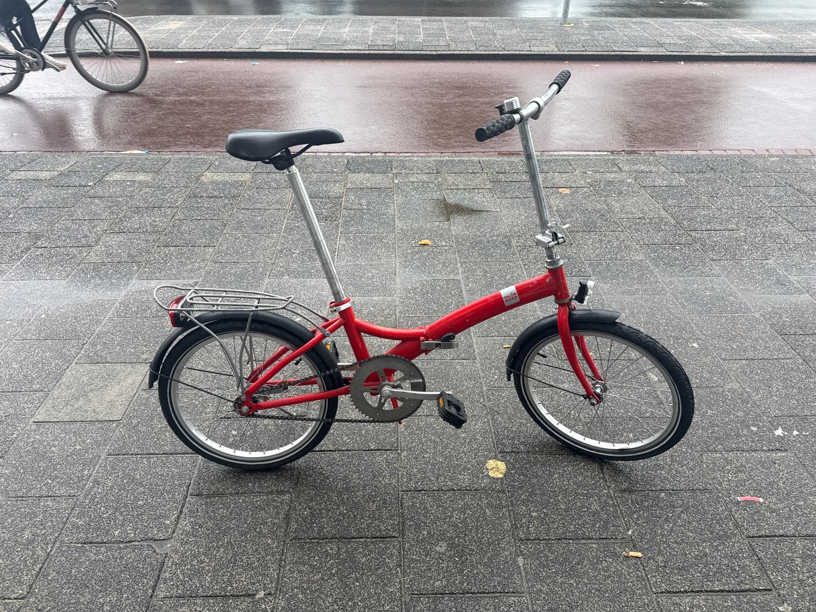 On the Road vouwfiets 20 inch wielen met terugtraprem, Overige merken, Terugtraprem, Gebruikt, Heren