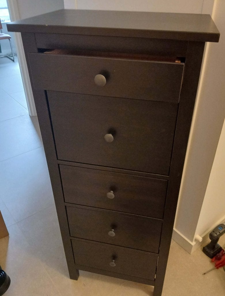 Ladekast met 5 laden, Ophalen, Gebruikt, 5 laden of meer, 100 tot 150 cm