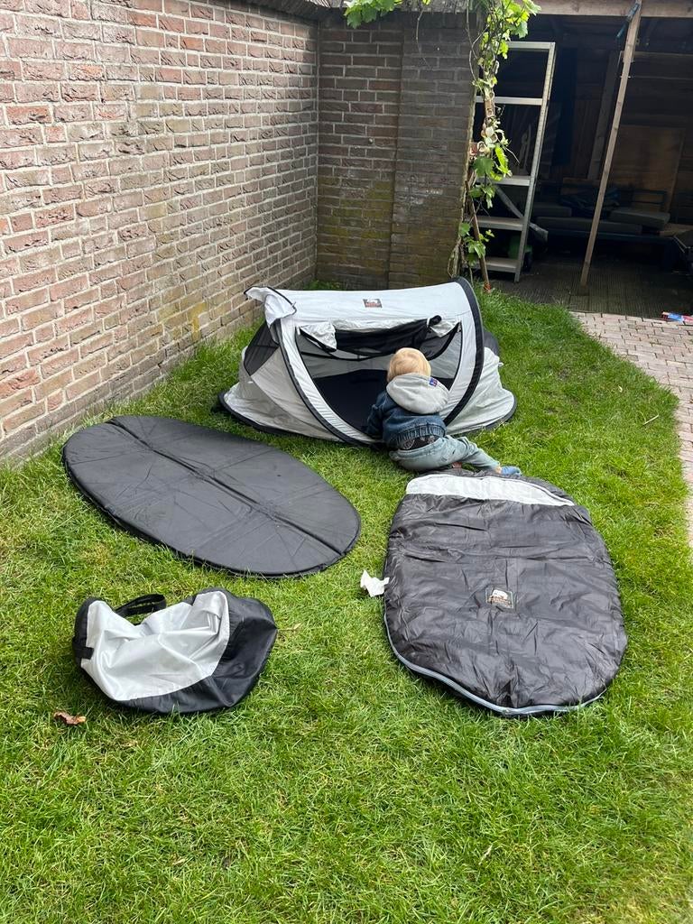 Deryan deluxe peuter tent, Caravans en Kamperen, Tenten, Ophalen of Verzenden, Zo goed als nieuw, Tot en met 2