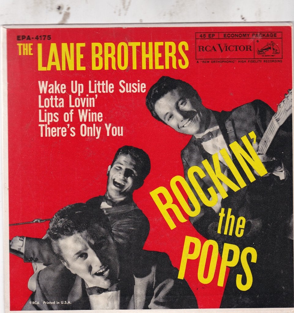 The Lane Brothers ( E.P.  1957 ), Ophalen of Verzenden, Zo goed als nieuw, 7 inch, Pop