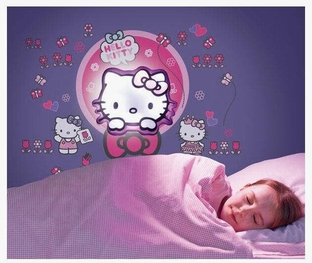Hello Kitty Safe 'n Sound Muursticker - Van 19,95 voor 9,95!, Ophalen of Verzenden, Nieuw, Hello Kitty
