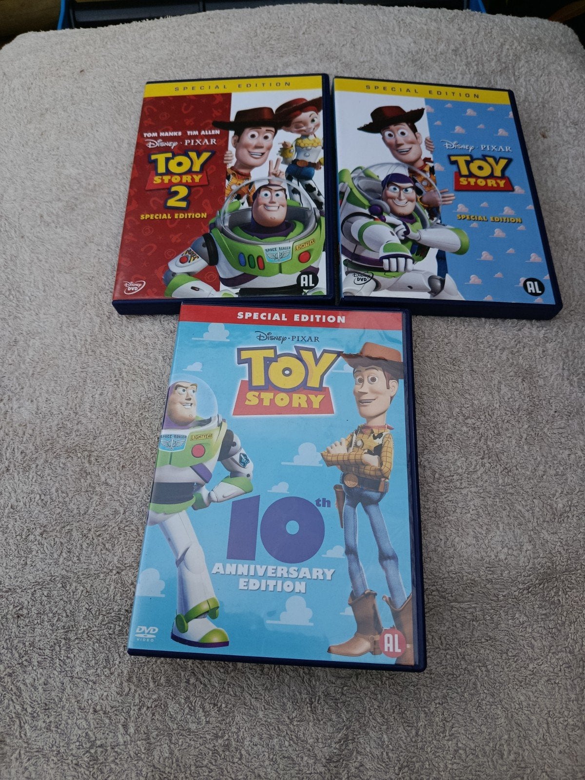 Toy Story DVD 'S, Ophalen