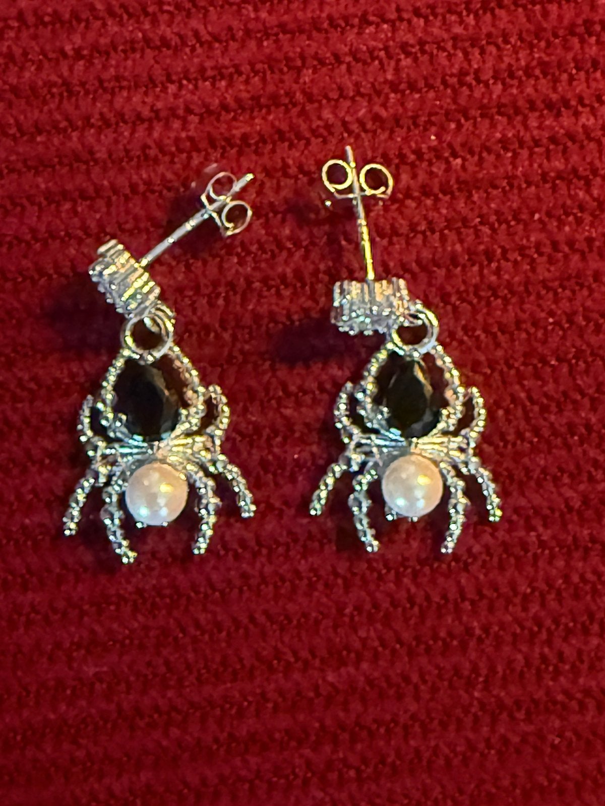 Nieuw zilveren sterling spinnen parel oorbellen thomas sabo, Ophalen of Verzenden, Zo goed als nieuw, Zilver