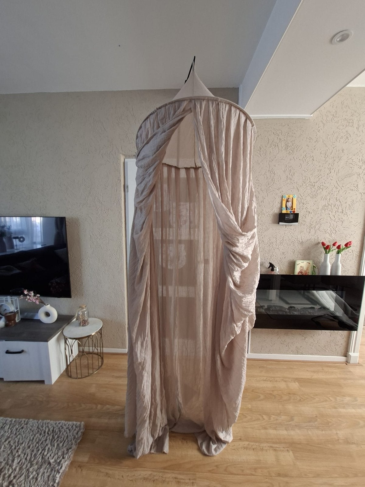 Hemelbed standaard met hemel, Ophalen, Zo goed als nieuw, 180 cm of meer, Minder dan 70 cm
