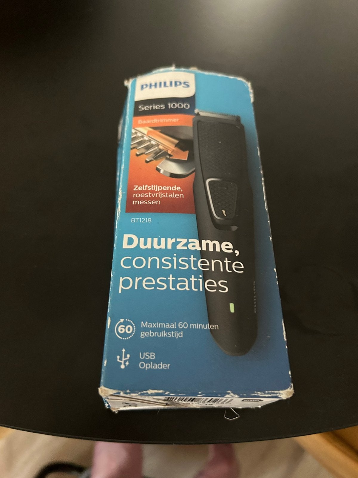 Philips Series 1000 Baardtrimmer (BT1218) –Zo goed als nieuw, Ophalen of Verzenden, Zo goed als nieuw, Scheren en Epileren