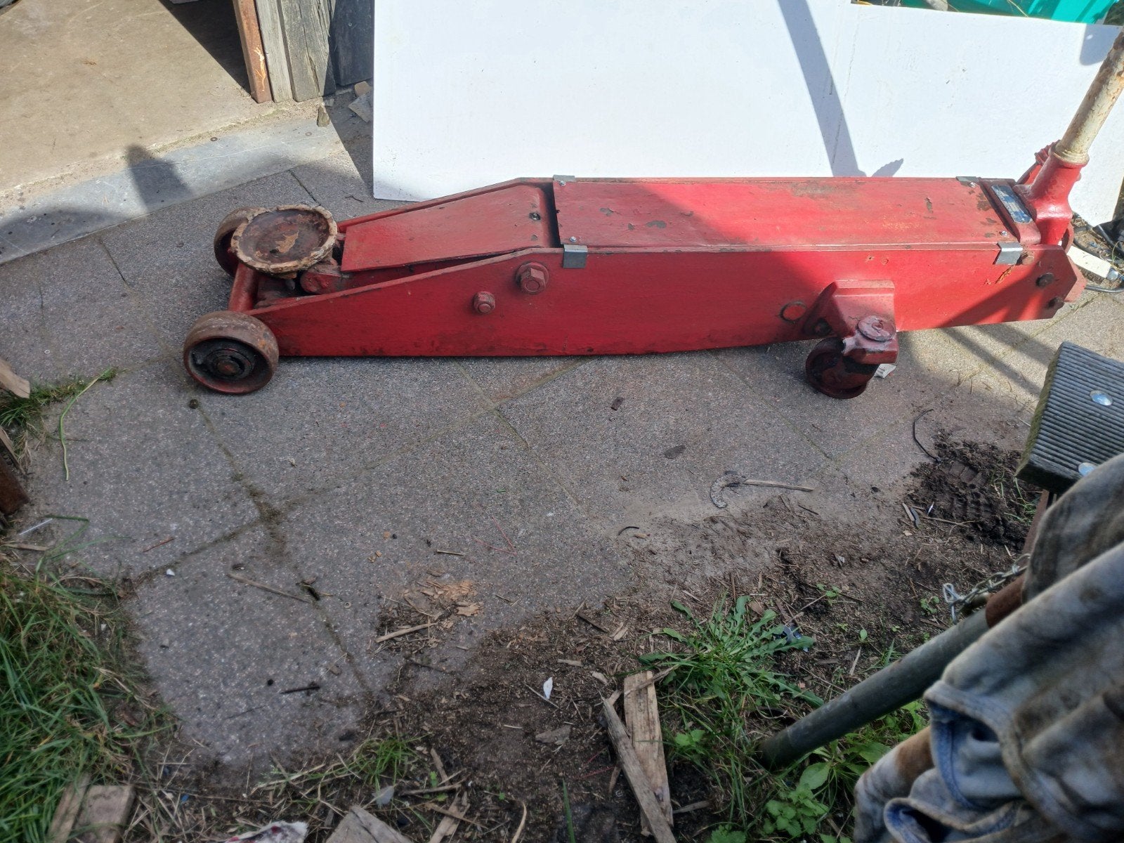 KRIK Robuuste 10 ton garagekrik - Yasui Sangyo Co. Ltd., Auto diversen, Ophalen, Gebruikt, Hydraulisch, Garagekrik